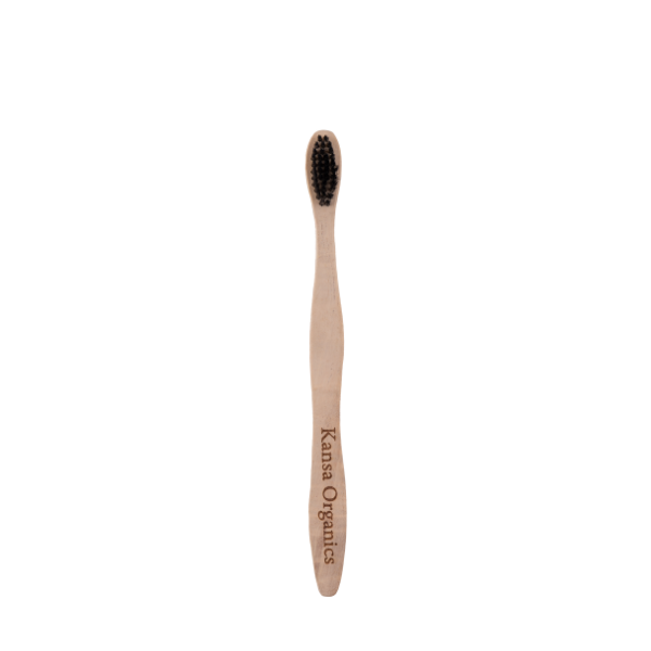 Ayurvedic Wooden Charcoal Toothbrush