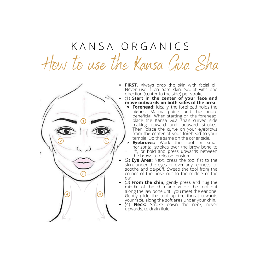 KO Kansa Gua Sha - Anahata - Kansa Organics