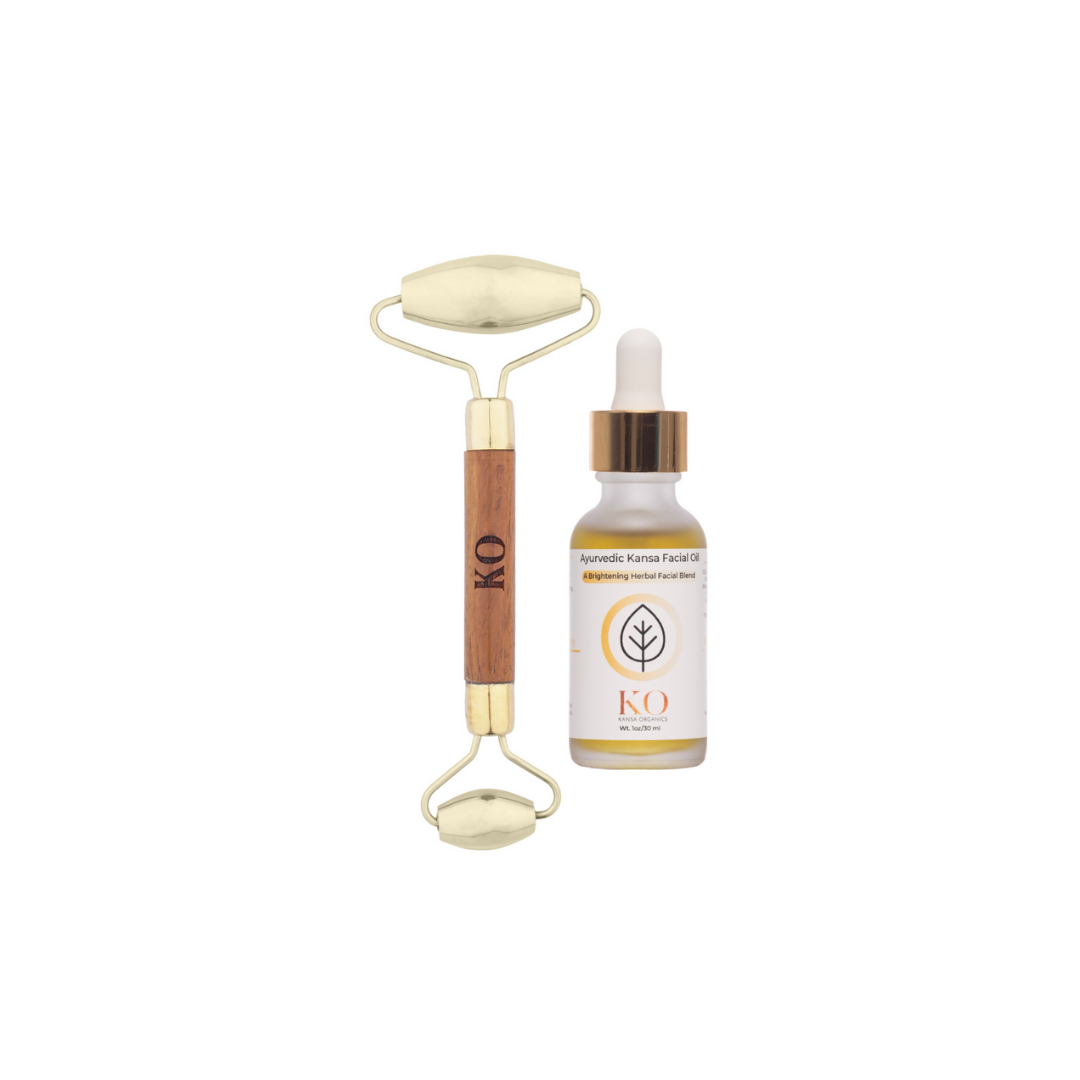 Kansa Facial Roller Ritual Kit - Kansa Organics