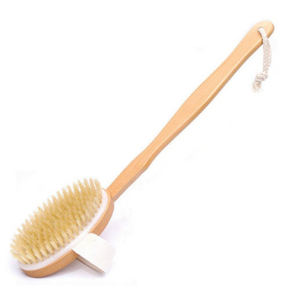 Garshana Dry Brush (detachable 16" handle) - Kansa Organics